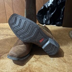 Justin Boots Brown Heeled Women's Boots